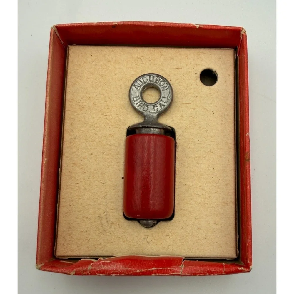 Audubon Bird Call, Red, Resin not included, USA